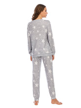 Star Top and Pants Lounge Set OutfitFlow